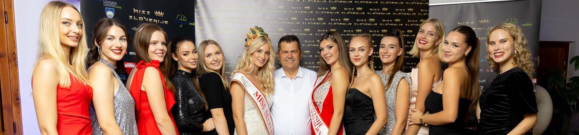 Predstavitev finalistk Miss Slovenije 2024 v Lendavi