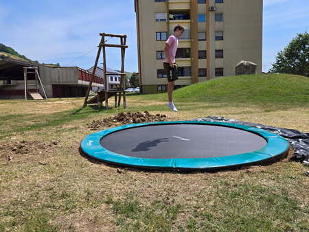 Novi trampoline. Foto: Občina Lendava